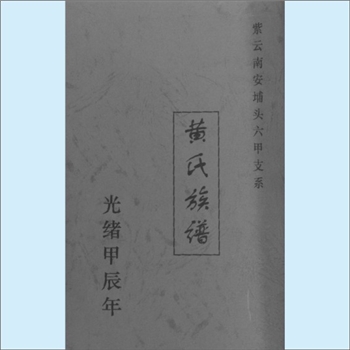 黄-福建泉州-南安市埔头黄氏1904版《紫云南安埔头六甲支系黄氏族谱》：紫云黄氏守恭-经公-良庵公位下谱