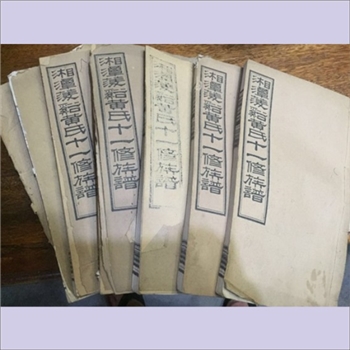 黄-湖南株洲-株洲市菱溪黄氏1945版《湘潭菱溪黄氏十一修族谱》：旧称“湘潭红花山黄氏”，江西分宁双井黄