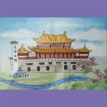 江西宜春市高安市《高安文旅手绘地图》：谁懂青花，自然高安。高安历史悠久、山川秀丽、风景优美、物华天